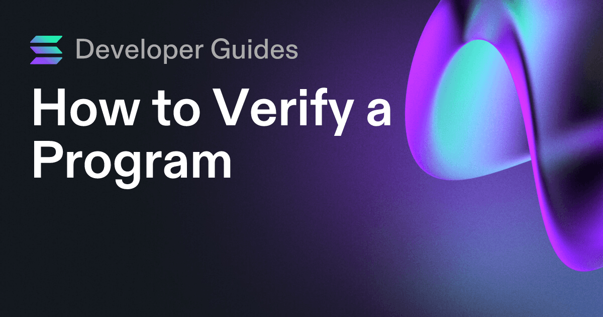 How to Verify a Program