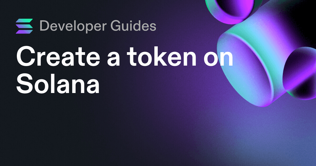 Create a token on Solana