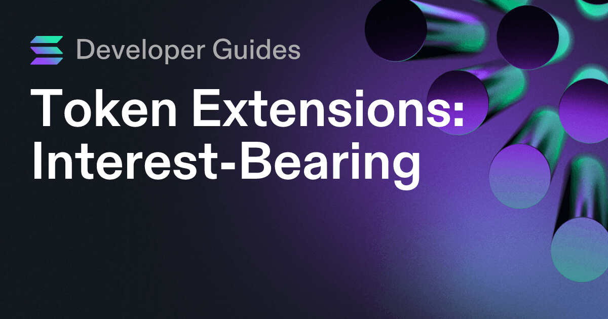 How to use the Interest-Bearing extension